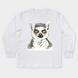 Lemur Kids Long Sleeve T-Shirt